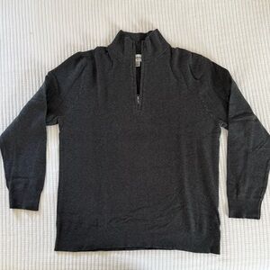 Goodfellow & Co Men's Charcoal Zip-Up Sweater
